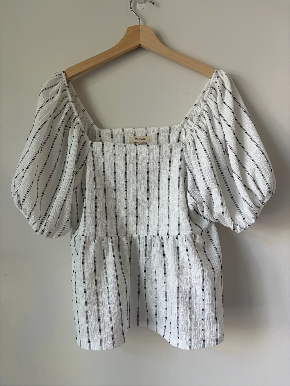 Madewell Peplum Top